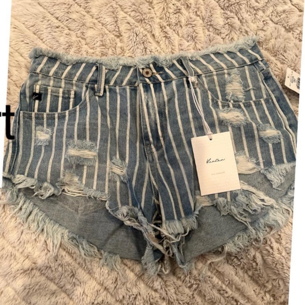 KanCan Striped Shorts
